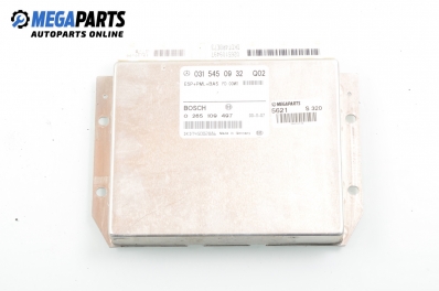 ESP+BAS module for Mercedes-Benz S-Class W220 3.2 CDI, 197 hp automatic, 2000 № Bosch 0 265 109 497