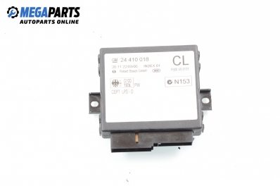 Central lock module for Opel Astra G 1.8 16V, 116 hp, station wagon, 2000 № GM 24 410 018