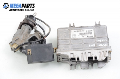 ECU cu cheie de contact și imobilizator pentru Volkswagen Golf III 1.4, 55 cp, 3 uși, 1995 № BOSCH 0 261 203 650/651