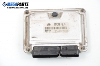 ECU for Volkswagen Polo (9N/9N3) 1.9 SDi, 64 hp, 3 doors, 2004 № Bosch 0 281 011 319