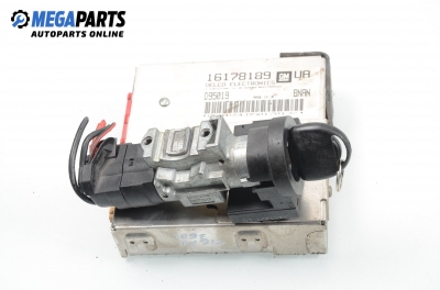 ECU incl. ignition key and immobilizer for Opel Tigra 1.4 16V, 90 hp, 1995 № GM 16178189