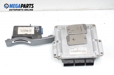 ECU incl. card and reader for Renault Laguna 1.9 dCi, 120 hp, hatchback, 2002 № Bosch 0 281 011 101