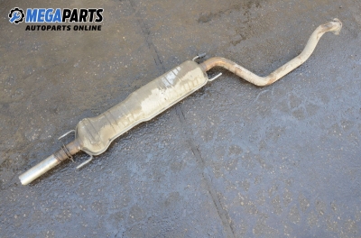 Muffler for Opel Zafira A 2.0 16V DTI, 101 hp, 2000