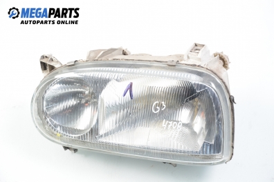 Headlight for Volkswagen Golf III 2.0, 115 hp, 3 doors, 1992, position: left Depo