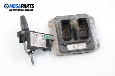 ECU cu cheie de contact și imobilizator pentru Opel Zafira A 1.8 16V, 116 cp, 1999 № GM 90 582 539