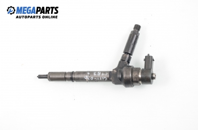 Diesel fuel injector for Honda Civic VII 1.7 CTDi, 100 hp, hatchback, 2003 № 0445110 082