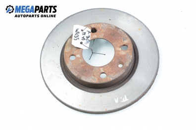 Brake disc for Peugeot 306 1.4, 75 hp, hatchback, 5 doors, 1995, position: front