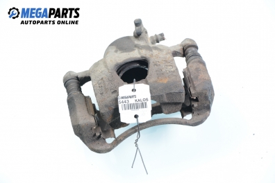 Caliper for Chevrolet Kalos 1.2, 72 hp, hatchback, 5 doors, 2004, position: front - left