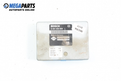 ECU for Nissan Micra (K11) 1.0 16V, 54 hp, 3 doors automatic, 1995 № Bosch 0 261 200 959