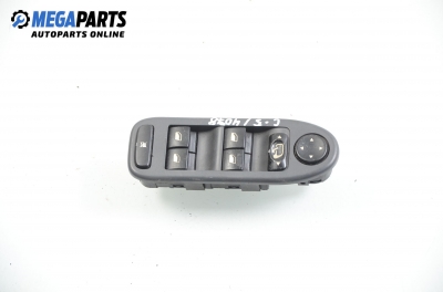 Window and mirror adjustment switch for Citroen C5 2.0 16V, 136 hp, hatchback, 2003