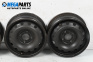 Steel wheels for Peugeot 206 Hatchback (08.1998 - 12.2012) 14 inches, width 5.5 (The price is for the set)