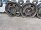 Steel wheels for Seat Ibiza II Hatchback (Facelift) (08.1999 - 02.2002) 14 inches, width 6, ET 38 (The price is for the set)