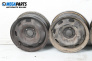 Steel wheels for Citroen C3 Pluriel (05.2003 - 03.2010) 15 inches, width 6 (The price is for the set)